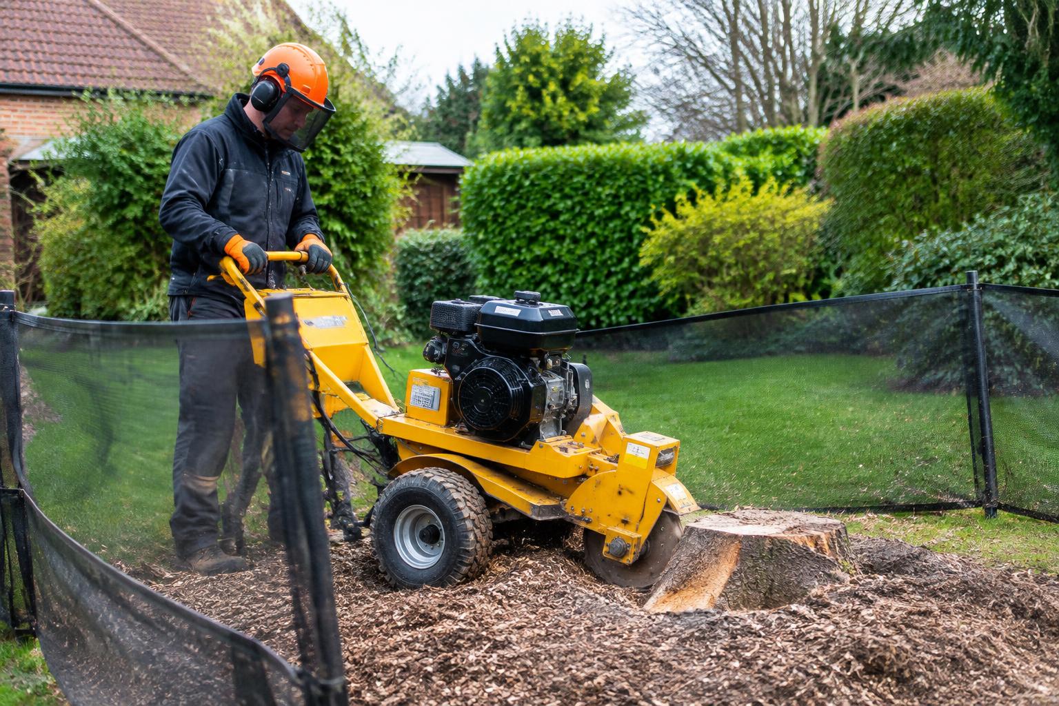 STUMP GRINDING & REMOVAL banner